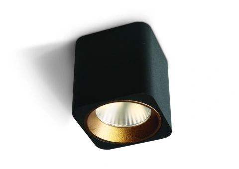 Bigo-SQ Ceiling light 7W LED 500lm 3000K 35° 230V IP20 negru
