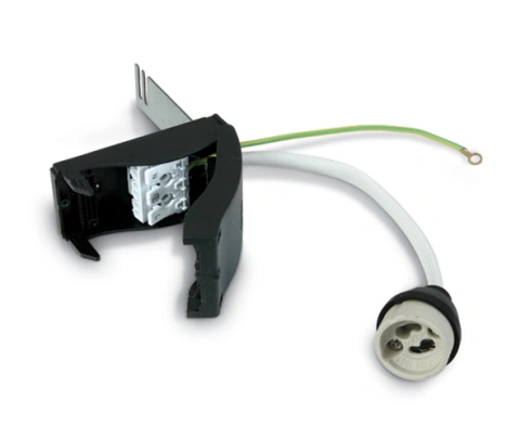 GU10 Sockel mit Halter und Verbindungsstecker