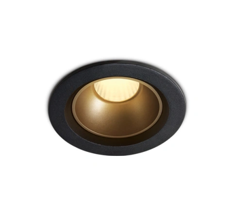 Siro LED 7W, 560lm, 3000K, 230V, IP20, 45°, negru