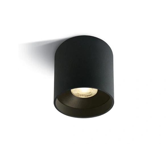 Aludra-S LED 8W, 520lm, 3000K, 230V, IP20, 38°, negru