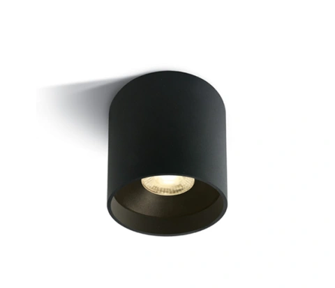 Aludra-S LED 8W, 520lm, 3000K, 230V, IP20, 38°, negru