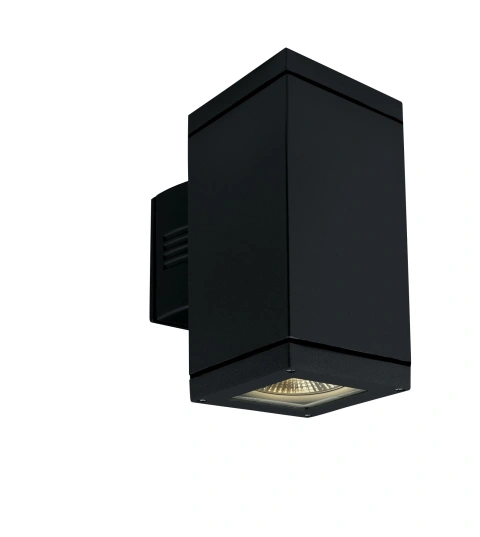 Cube 2-WL 2x75W, E27, 100-240V, PAR30, IP54, negru