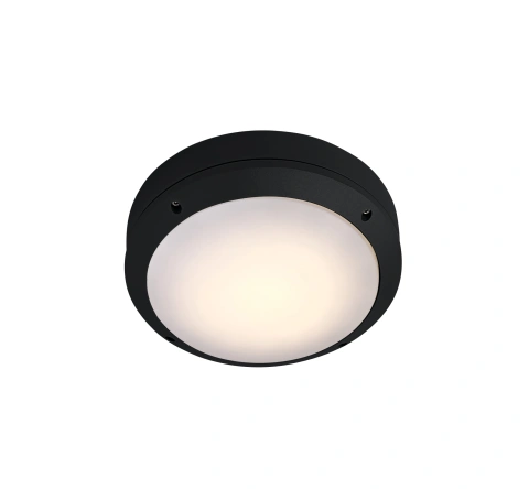 Teito 1 Deckenleuchte rand 20W, E27, 100-240V, IP54, negru