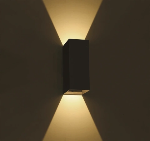 Dako I Up/Down LED 2x3W, 2x200lm, 3000K, 240V, IP54, negru