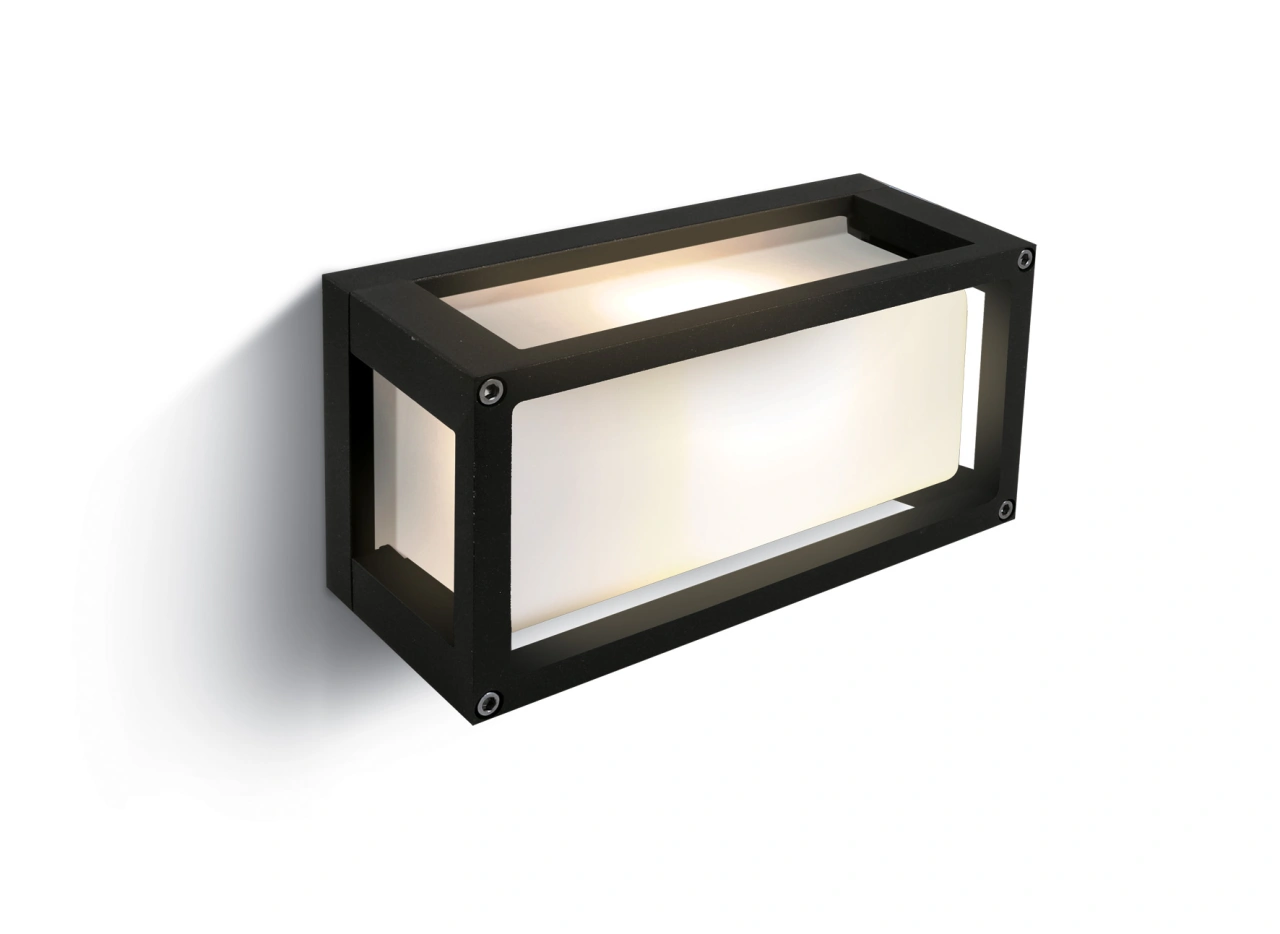 Bono-WL-I-S Wall luminaire 15W, E27, 100-240V, IP54, negru