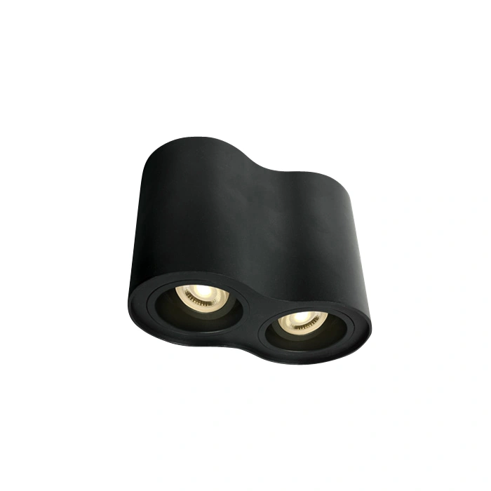 Miko Round A GU10 2x10W 220-240V IP20 negru