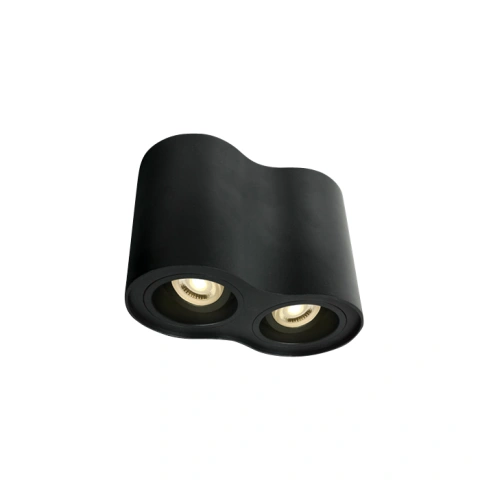 Miko Round A GU10 2x10W 220-240V IP20 negru