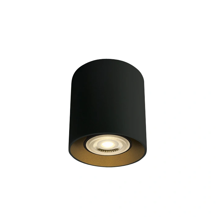 Miko Round F GU10 10W 220-240V IP20 negru