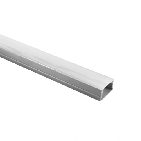 aluminiu profile 2 Meter incl. PC opal capac, aluminiu