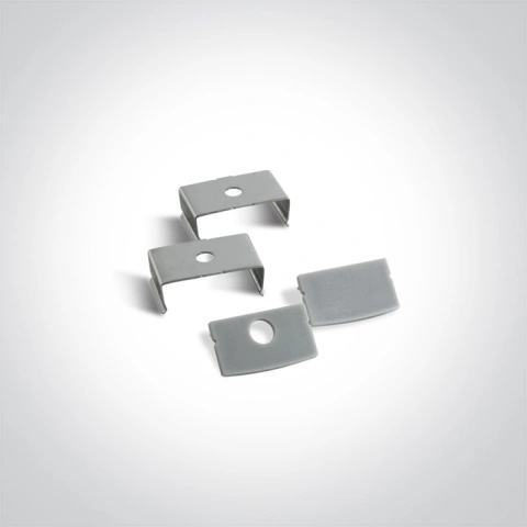 aluminiu profile 2 Meter incl. PC opal capac, aluminiu_1