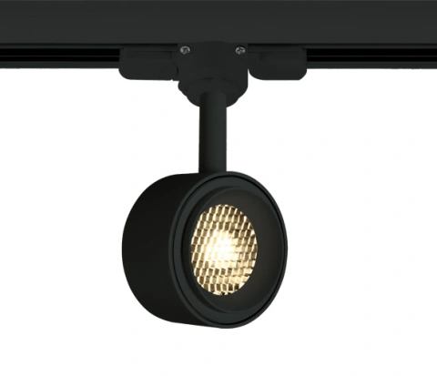 Disk Track 1 LED 8W 600lm 3000K 36° 230V Triac IP20 negru