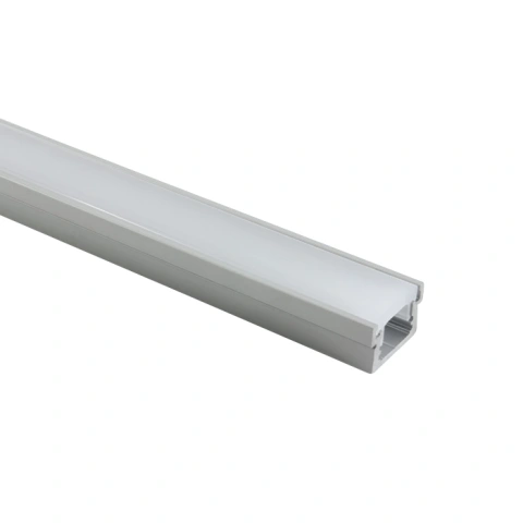 Floor mounting profile 7915R/AL+3mm PC opal capac IP67,2m