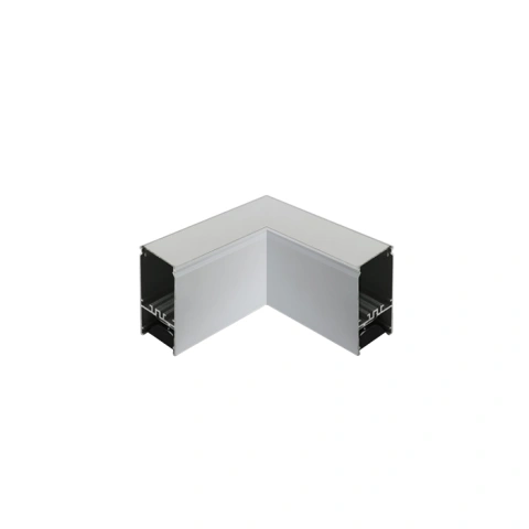 Profile conector ptr.Linear A, B, BU, 90° alb