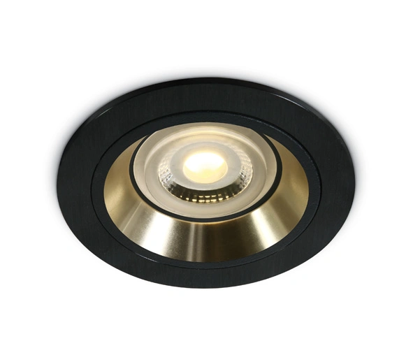 Raul GU10 50W 220-240V IP20 negru-gold