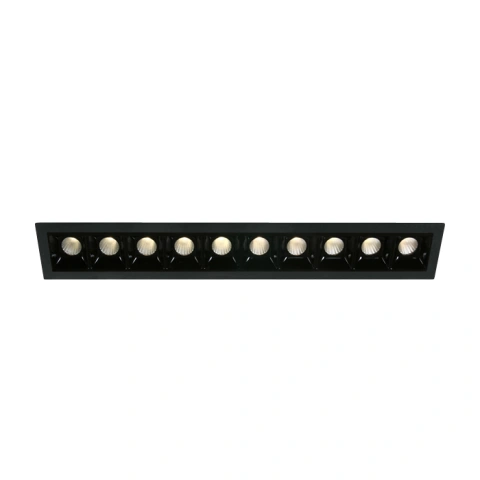 Nate LED 9x160lm 3000K 30° 700mA Dim IP20 negru