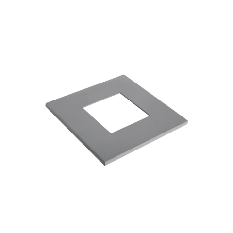 Cover plate Cave Q LED gri