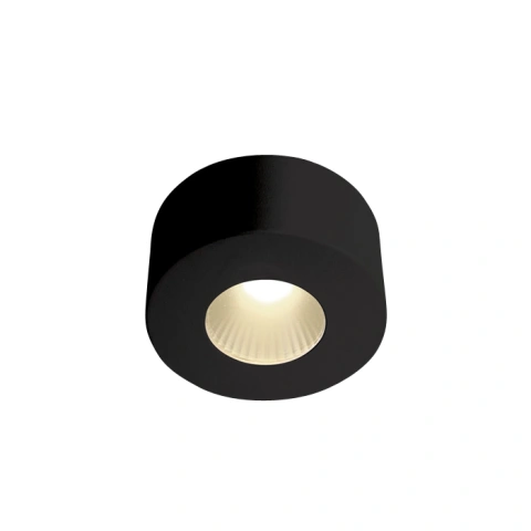Disk LED 7W 500lm 3000K 40° 220-240V IP20 negru