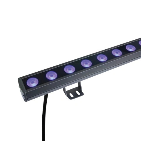 Cursi LED 24x1,5WW RGB 30° IP66 gri