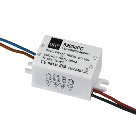 LED driver 1,5 - 6W 230V 500mA IP20