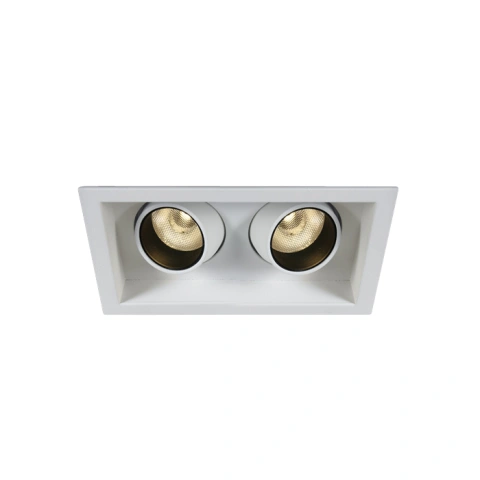 Forio LED Square 2x6W 2x540lm 3000K 24° 350mA IP20 alb
