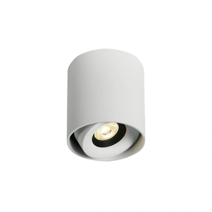 Pukki Round LED 8W 640lm 3000K 36° 220-240V Triac IP20 alb