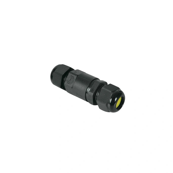 Connection box 1 IN/1 OUT| 16A| 450V| 0,5-1,5mm IP67 negru