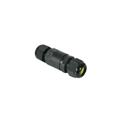 Connection box 1 IN/1 OUT| 16A| 450V| 0,5-1,5mm IP67 negru