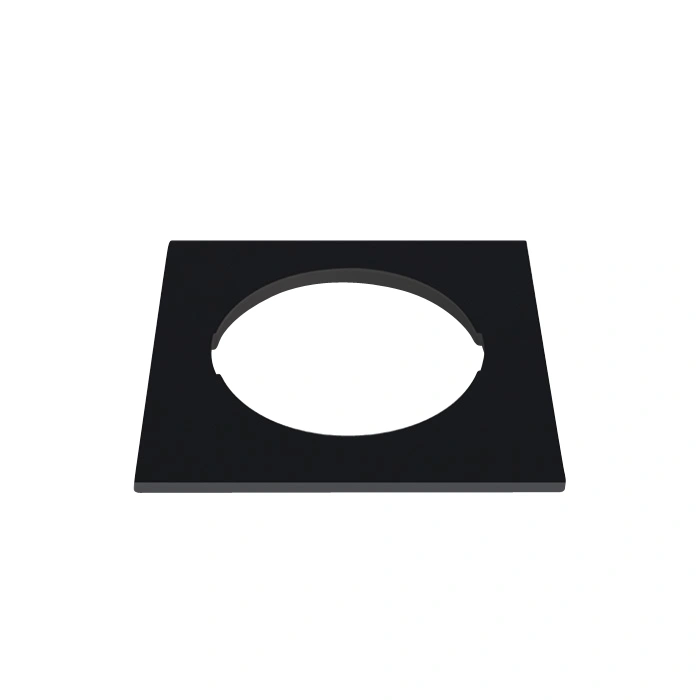 Square capac frame1-fach ptr.Bea negru
