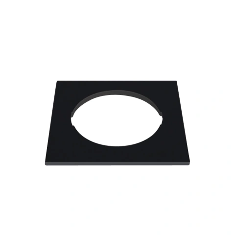 Square capac frame1-fach ptr.Bea negru