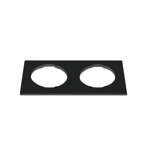 Square capac frame2-fach ptr.Bea negru