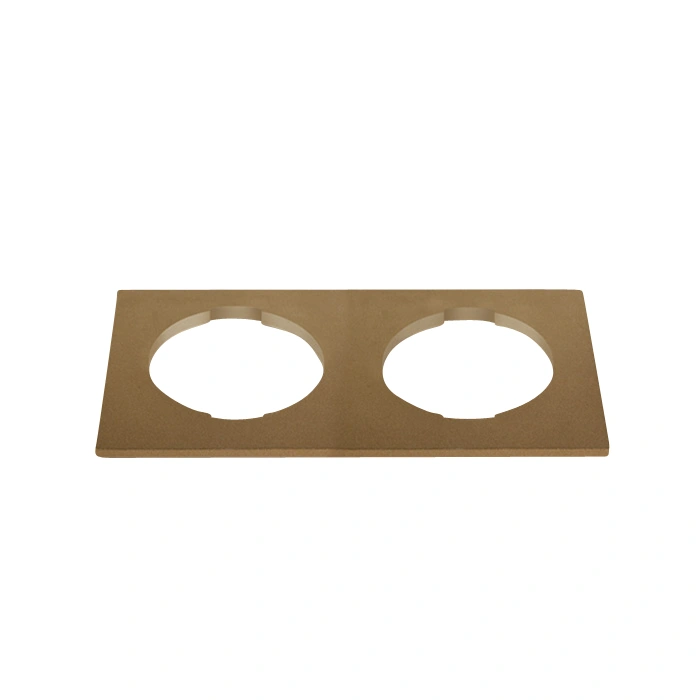 Square capac frame2-fach ptr.Bea alama reflector