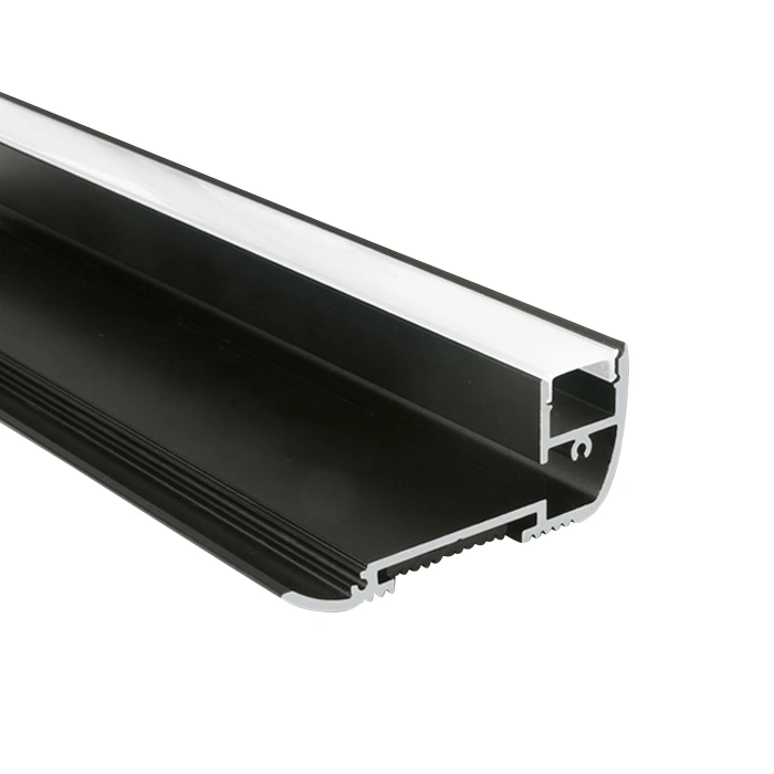 Profil de scara din aluminiu pt Mara LED 2 metri negru
