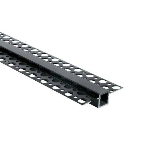 LED trimless profil aluminiu + PC diffuser negru 2m