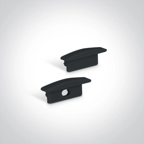 LED aluminum recessed profile + difuzor PC negru 2m_1