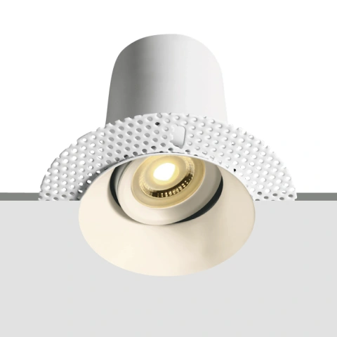 Pao Dark Light LED recessed spot 10W 100-240V GU10 alb