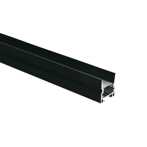 Profil aluminiu 7903/B + capac opal PC 2m negru