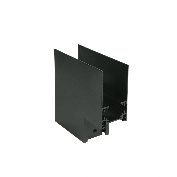 Conector mecanic 90° perete la perete (exterior) negru