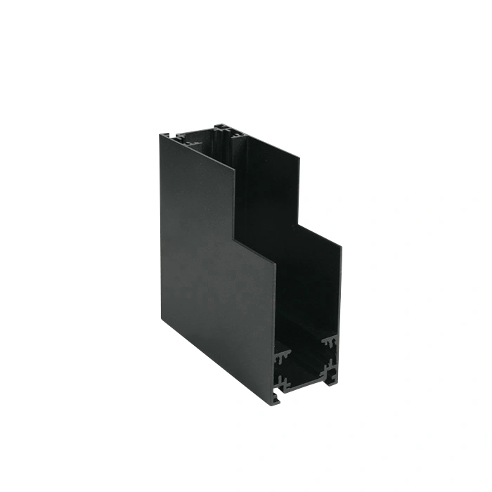 Conector mecanic 90° perete la perete (in) negru