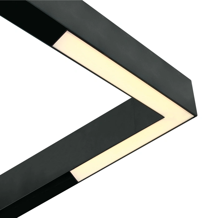 Dio Corner LED 25W 2000lm 930 IP20 48VDC 120° negru