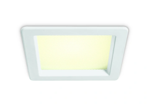 Lecce SQ LED 10W 1100lm 3K-4K-6K UGR<19 230V IP44 alb
