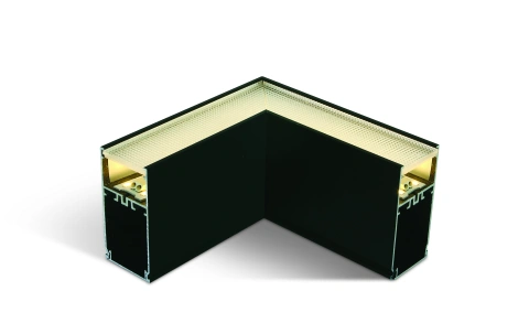 Ecke 8W 680lm 3000K UGR<19 for gama LINEAR A negru