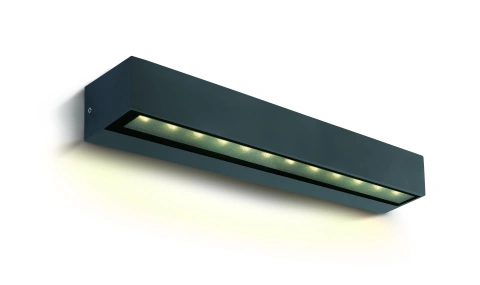 Mimoza LED 9W 540lm 3000K IP65 IK07 230V antracit