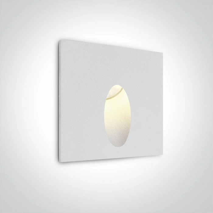 Zoe-Q LED 3W 3000K, IP54, alb