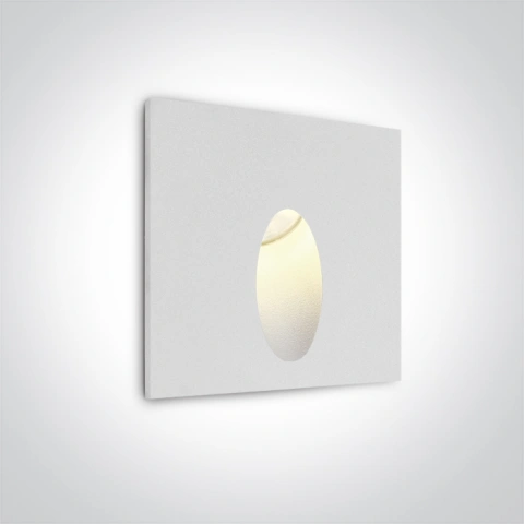 Zoe-Q LED 3W 3000K, IP54, alb