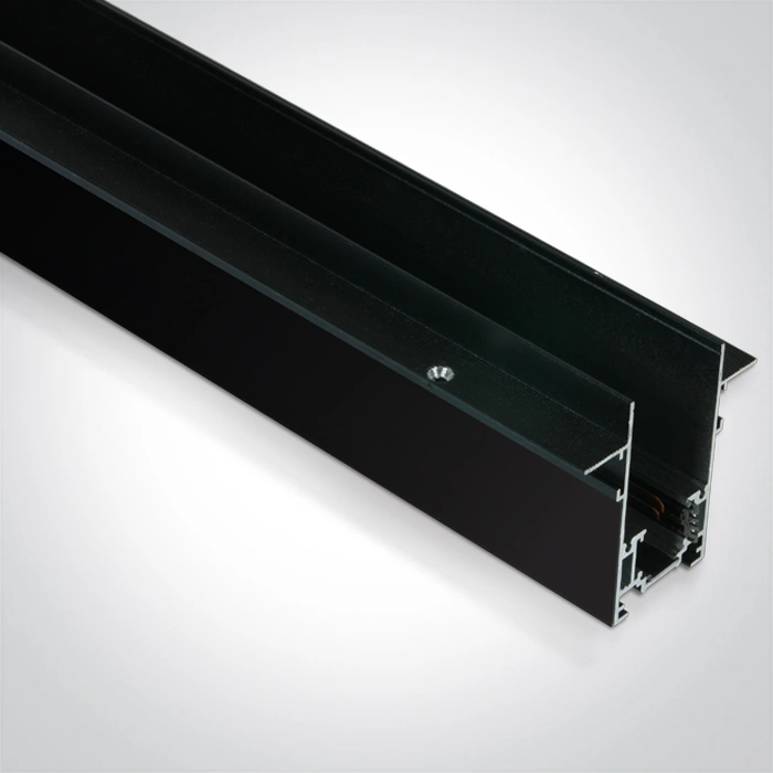 Profil magnetic încastrat Vigo II 1m on/off și Dali negru