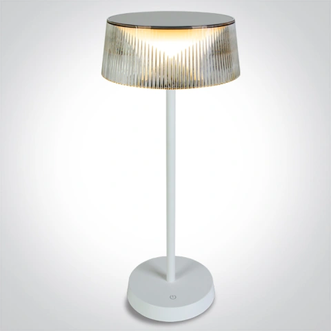 Flam LED 2W 200lm 3000K Comutator tactil Dimm IP44, alb