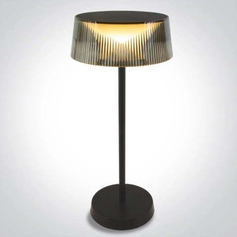 Flam LED 2W 200lm 3000K Comutator tactil Dimm IP44, negru