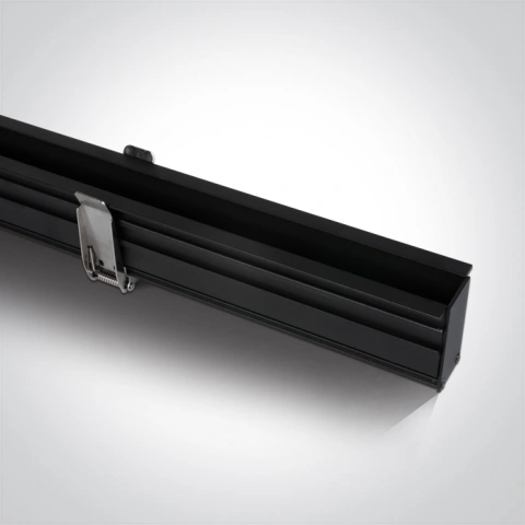 Profil magnetic încastrat de 1m, 48V, seria VIGO MIDI, negru