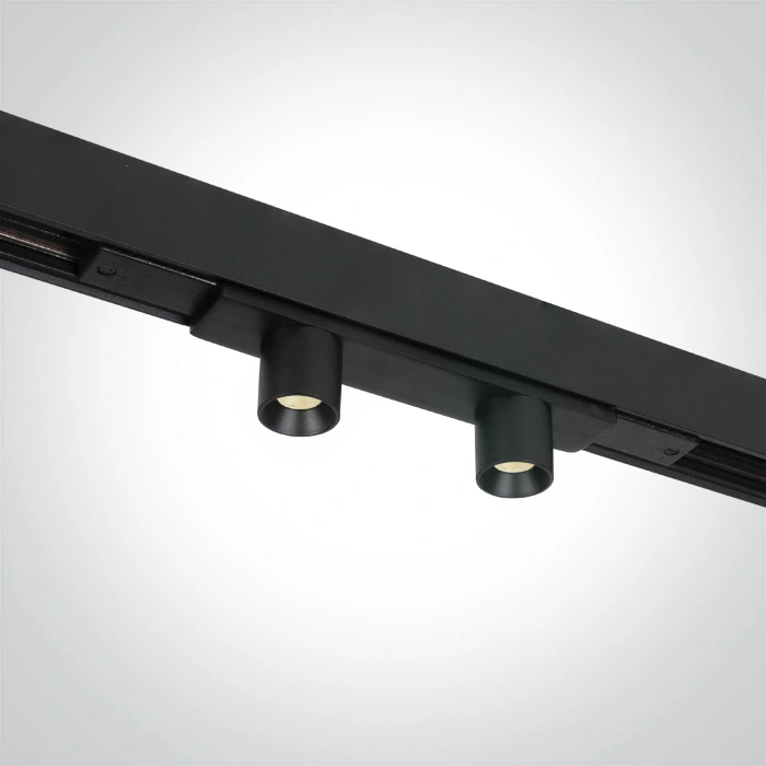 LED ascuțit 2x2W 200lm 930 IP20 48VDC 36° negru