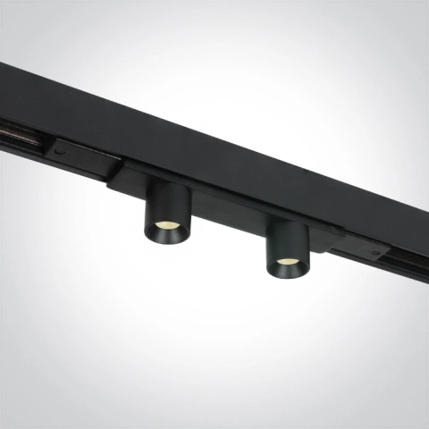 LED ascuțit 2x2W 200lm 930 IP20 48VDC 36° negru